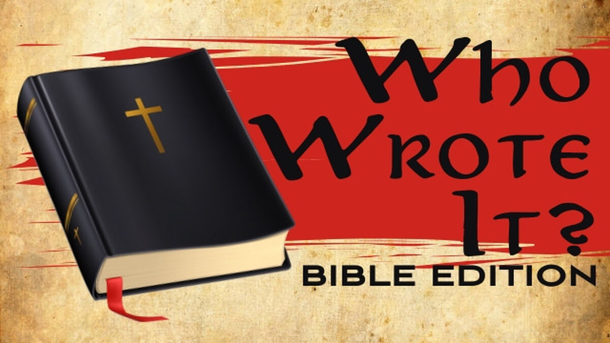 Who Wrote It? Bible Edition image number null